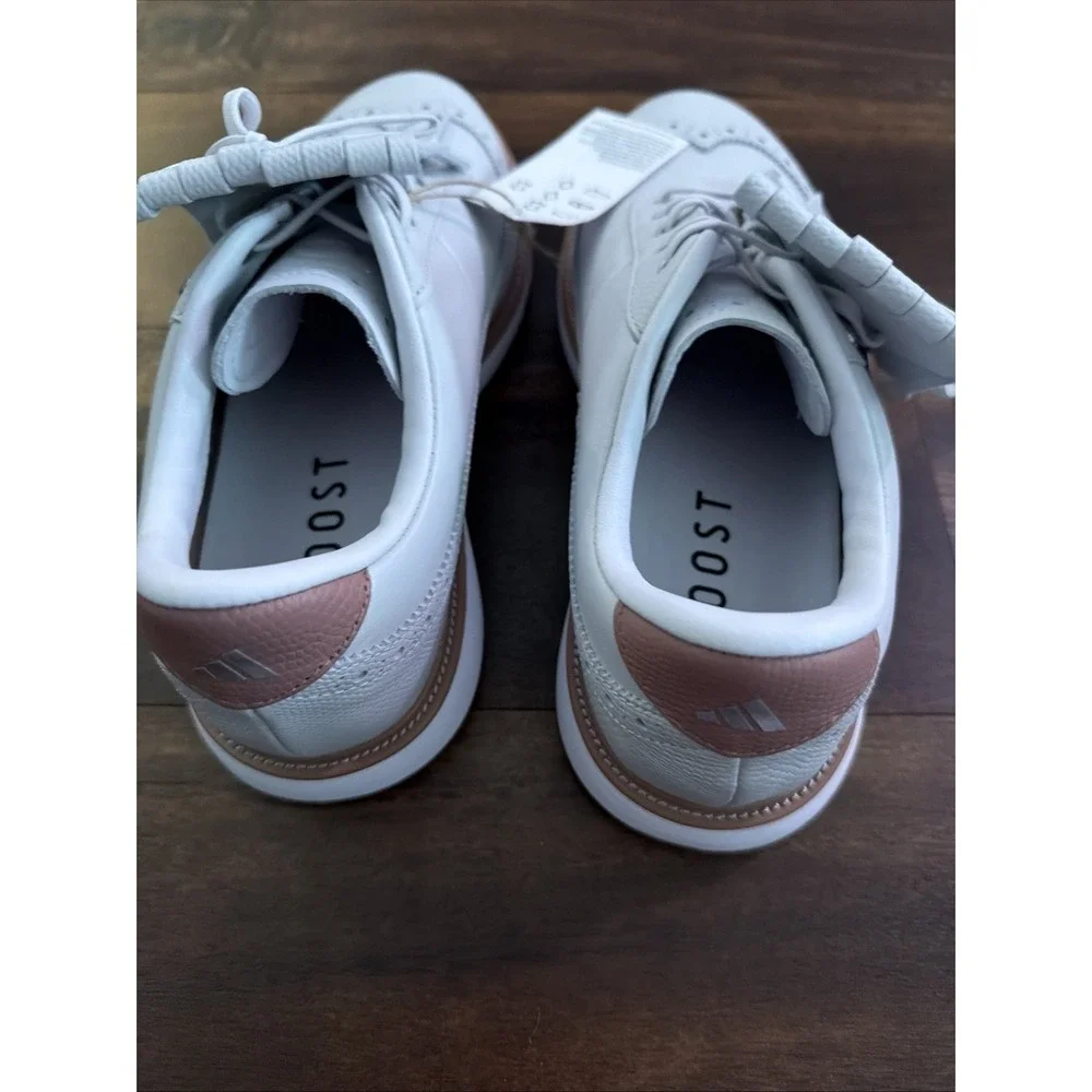 New Adidas Womens MC Zoysia Spikeless Golf Shoes Size 6.5 Gray Tan